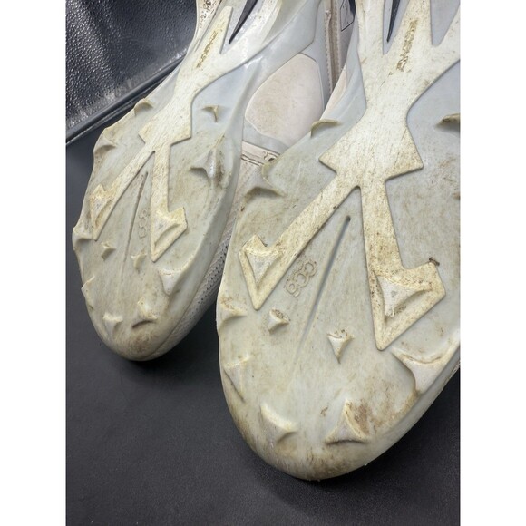 Nike Alpha Menace Pro 3 Cleats White/Black CT6649-109 Men’s Size 8.5 READ - Picture 7 of 8